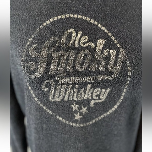 Ole Smoky Whiskey Long Sleeve Crewneck Nub Relaxed Fit Sweatshirt Navy Women’s S - Picture 9 of 14